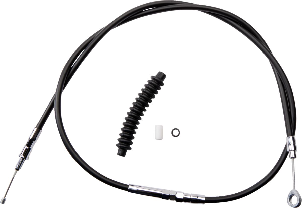 Drag Specialties High-Efficiency Black Vinyl Clutch Cable