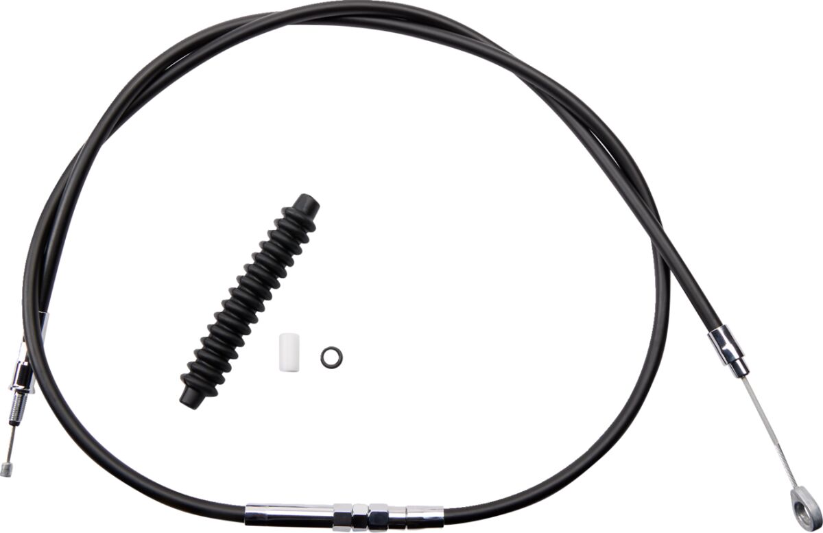 Drag Specialties High-Efficiency Black Vinyl Clutch Cable
