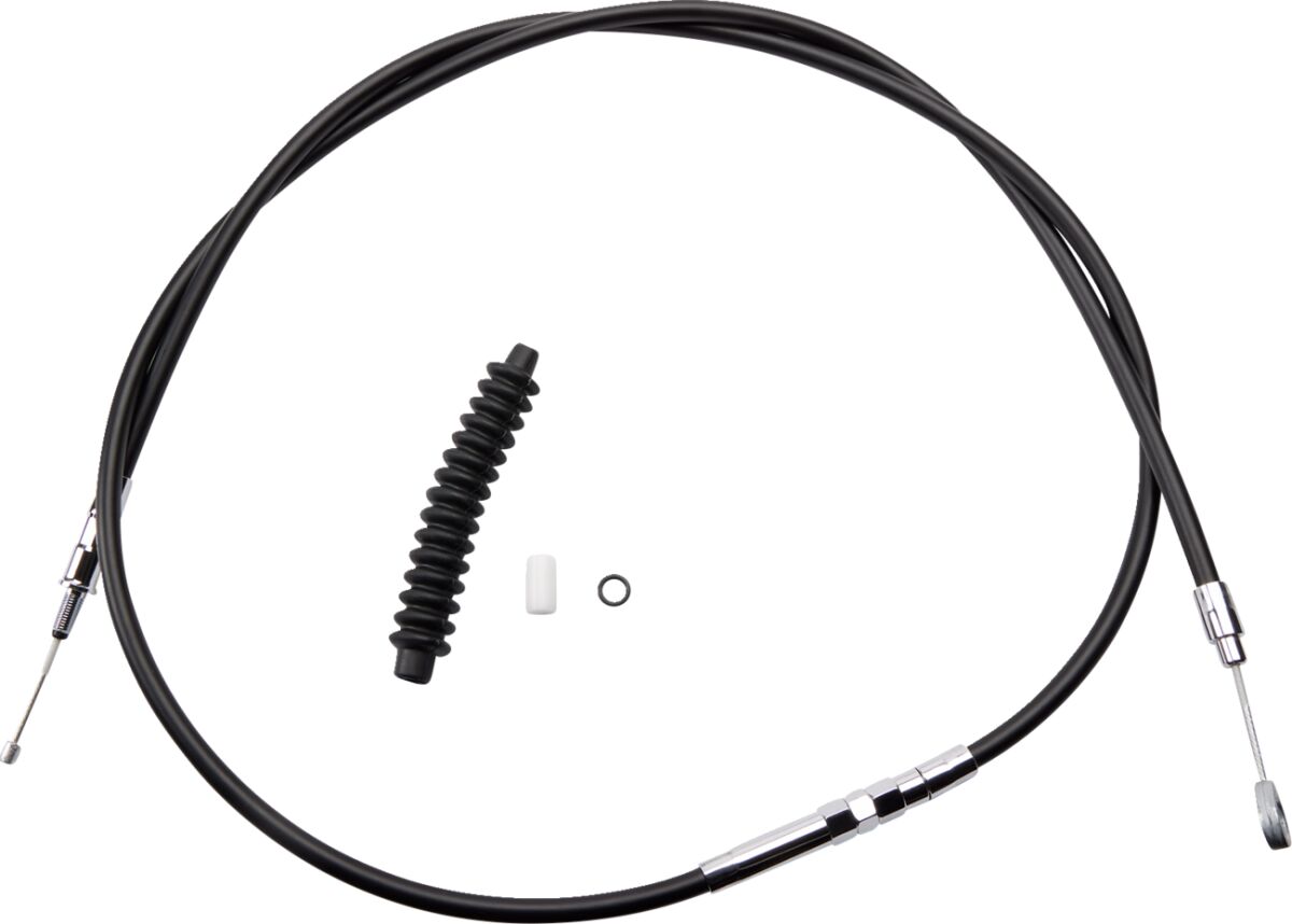 Drag Specialties High-Efficiency Black Vinyl Clutch Cable