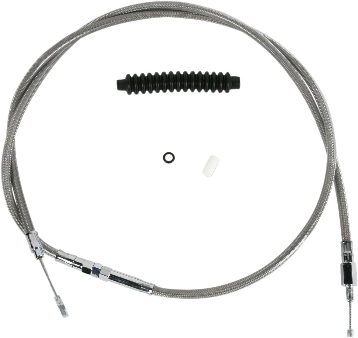 Drag Specialties High-Efficiency Braided Stainless Steel Clutch Cable