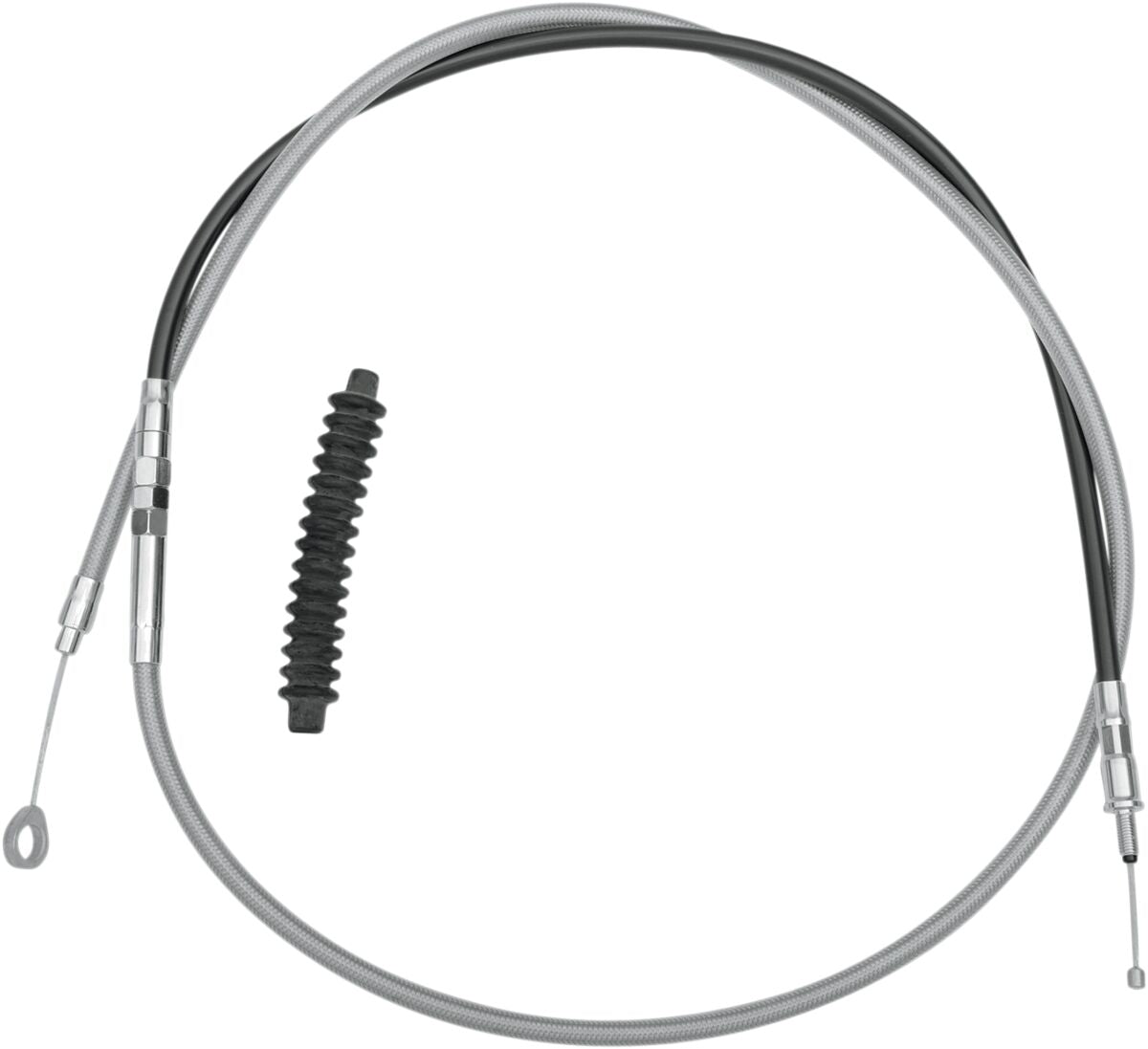 Drag Specialties High-Efficiency Braided Stainless Steel Clutch Cable