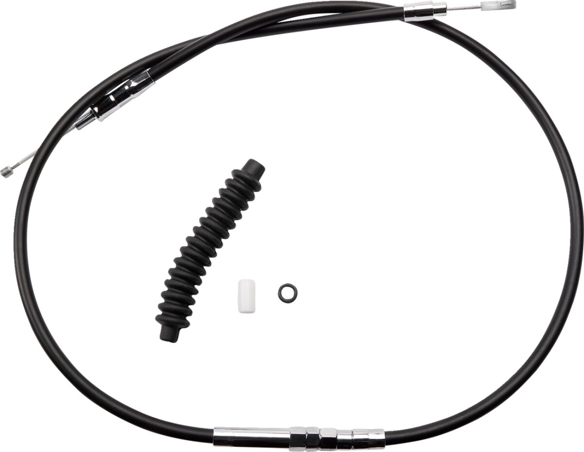 Drag Specialties High-Efficiency Black Vinyl Clutch Cable