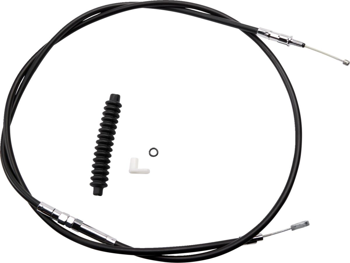 Drag Specialties High-Efficiency Black Vinyl Clutch Cable
