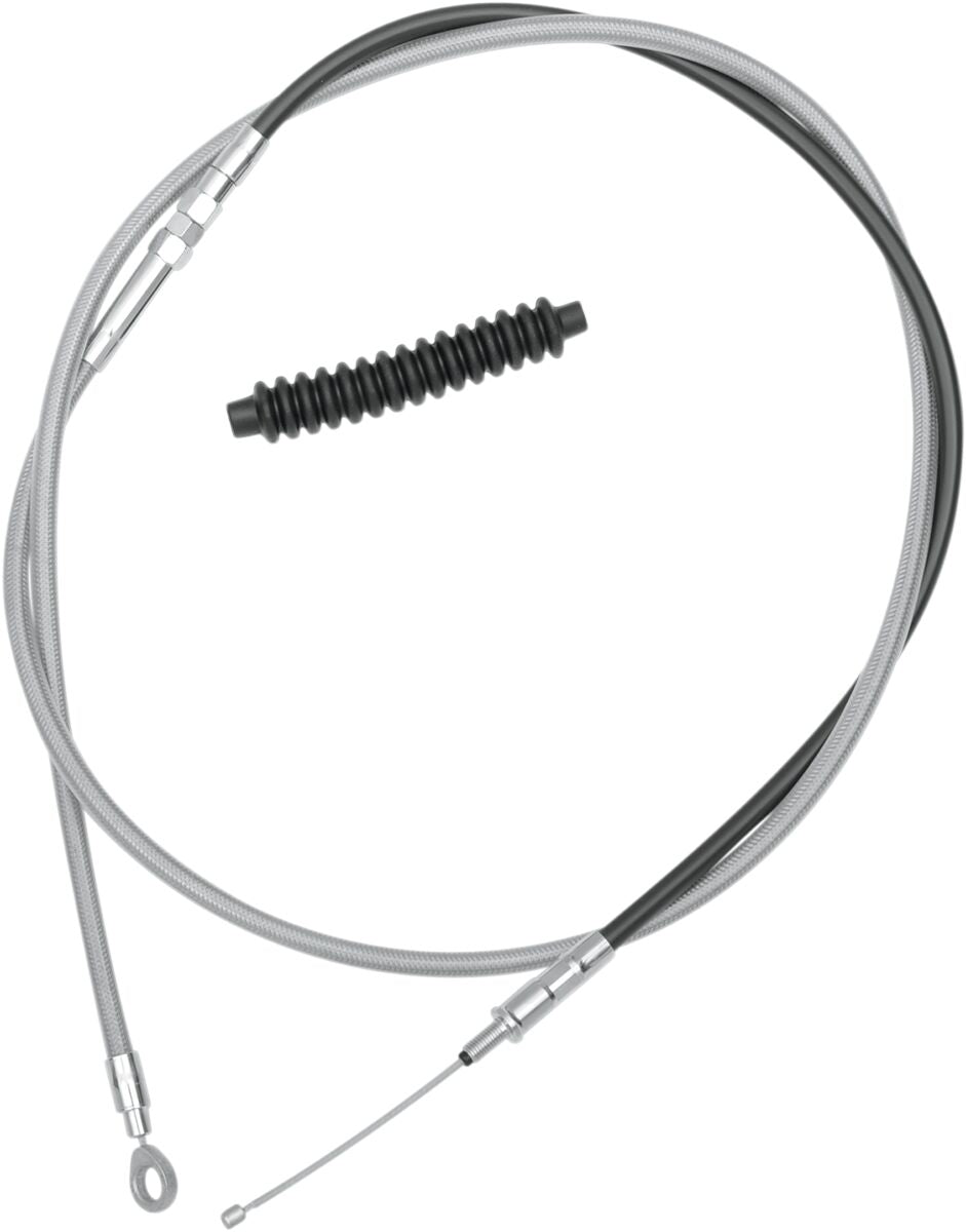 Drag Specialties High-Efficiency Braided Stainless Steel Clutch Cable