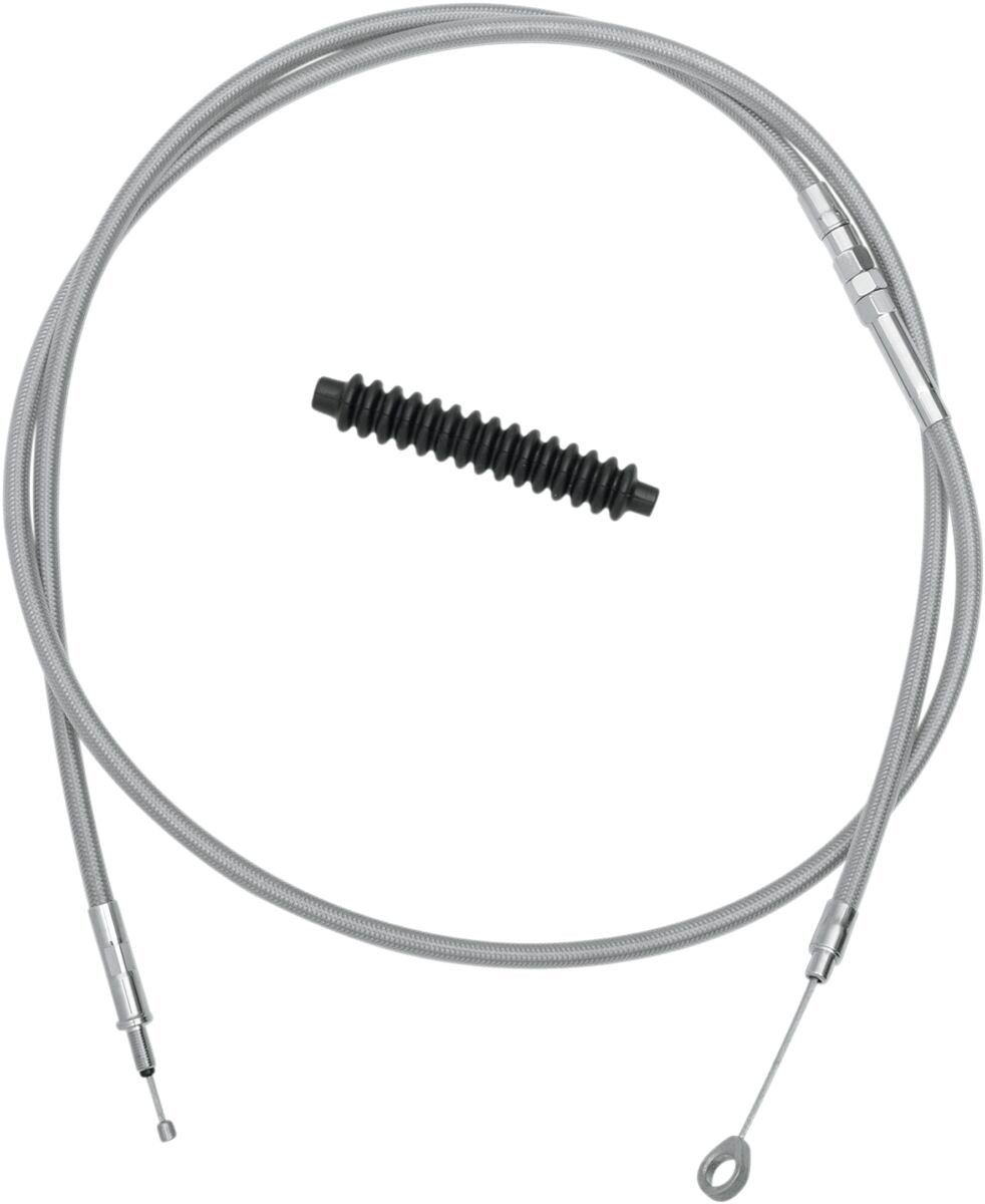 Drag Specialties High-Efficiency Braided Stainless Steel Clutch Cable