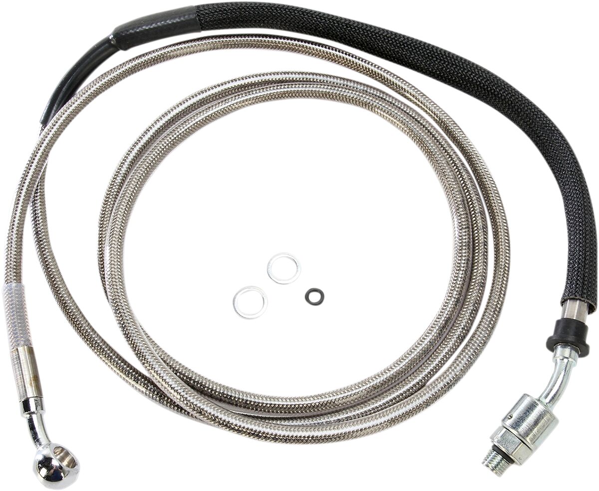 Drag Specialties Stainless Steel Hydraulic Clutch Line