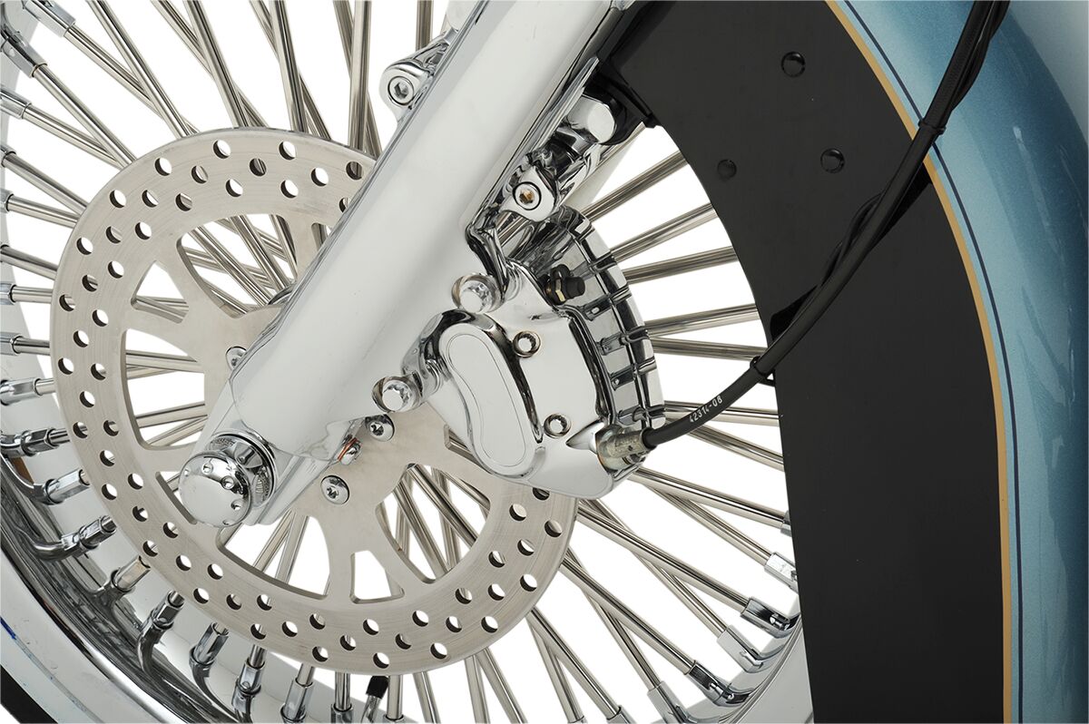 Drag Specialties Chrome 4-Piston Brake Caliper