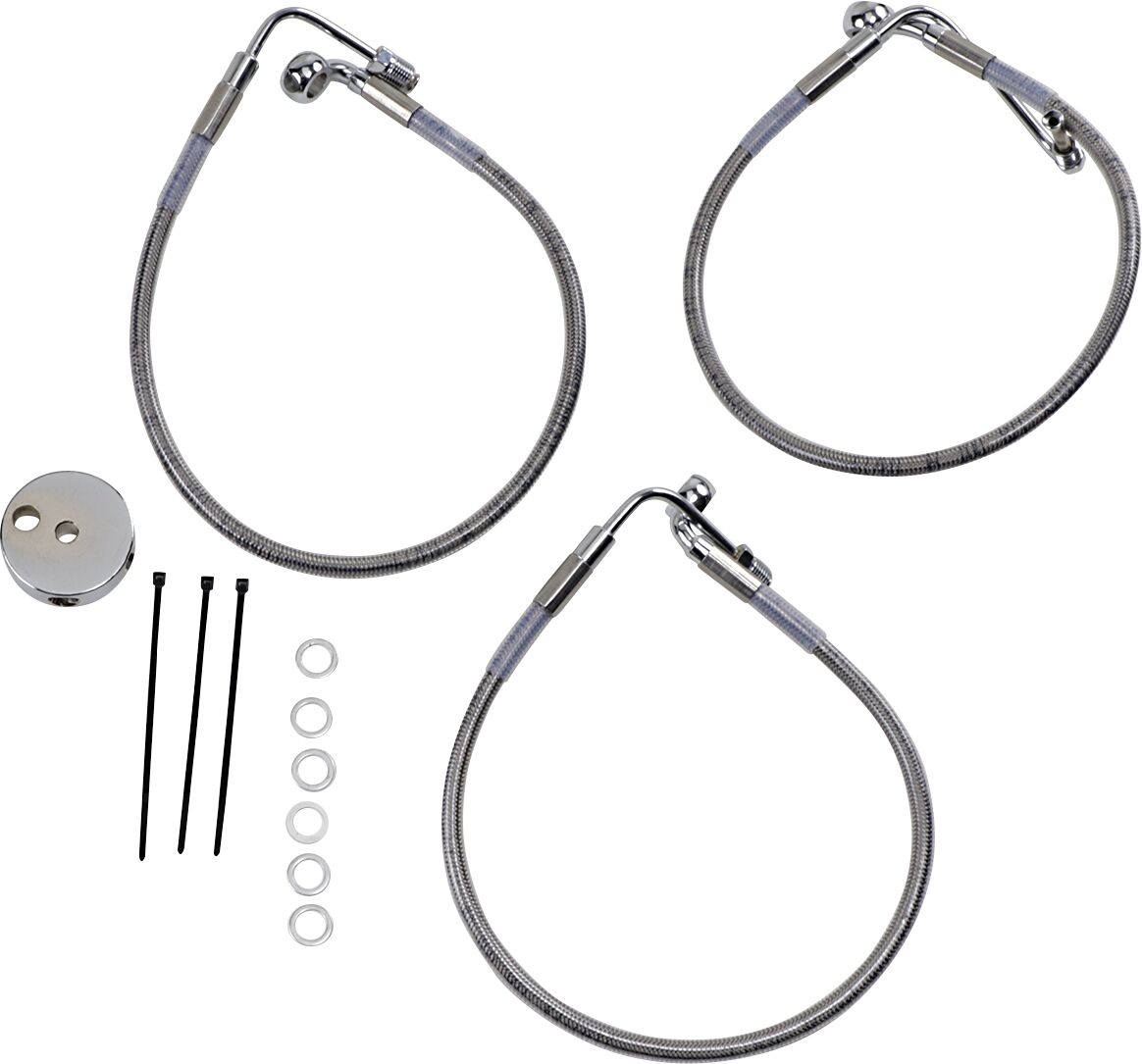 Drag Specialties Stainless Steel Brake Line Kit