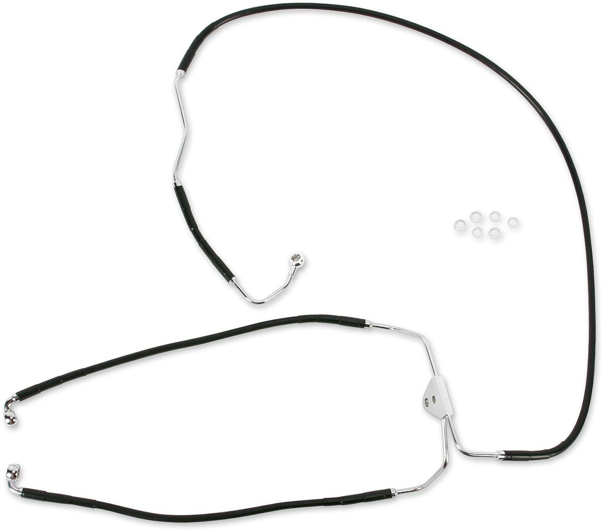 Drag Specialties Stainless Steel Brake Line Kit