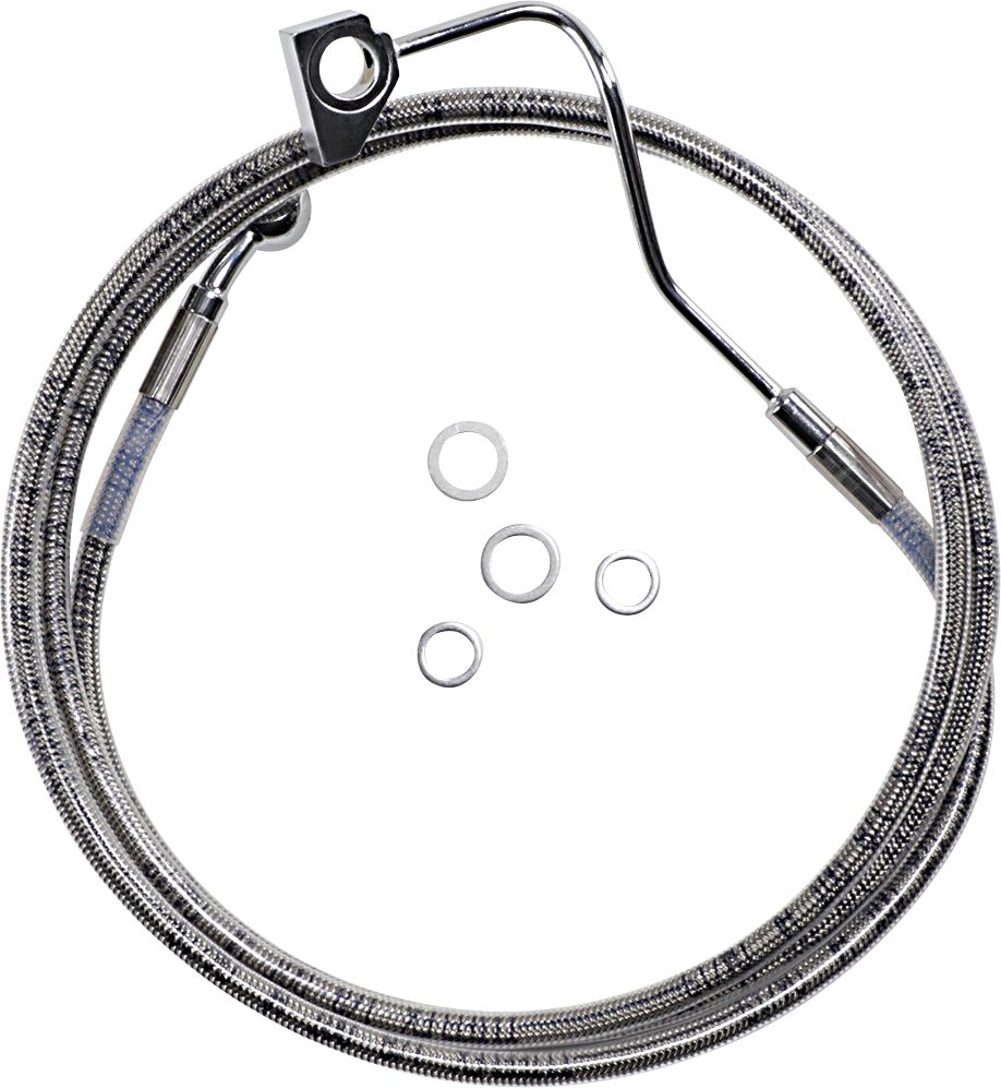Drag Specialties Extended Length Stainless Steel Brake Line Kit