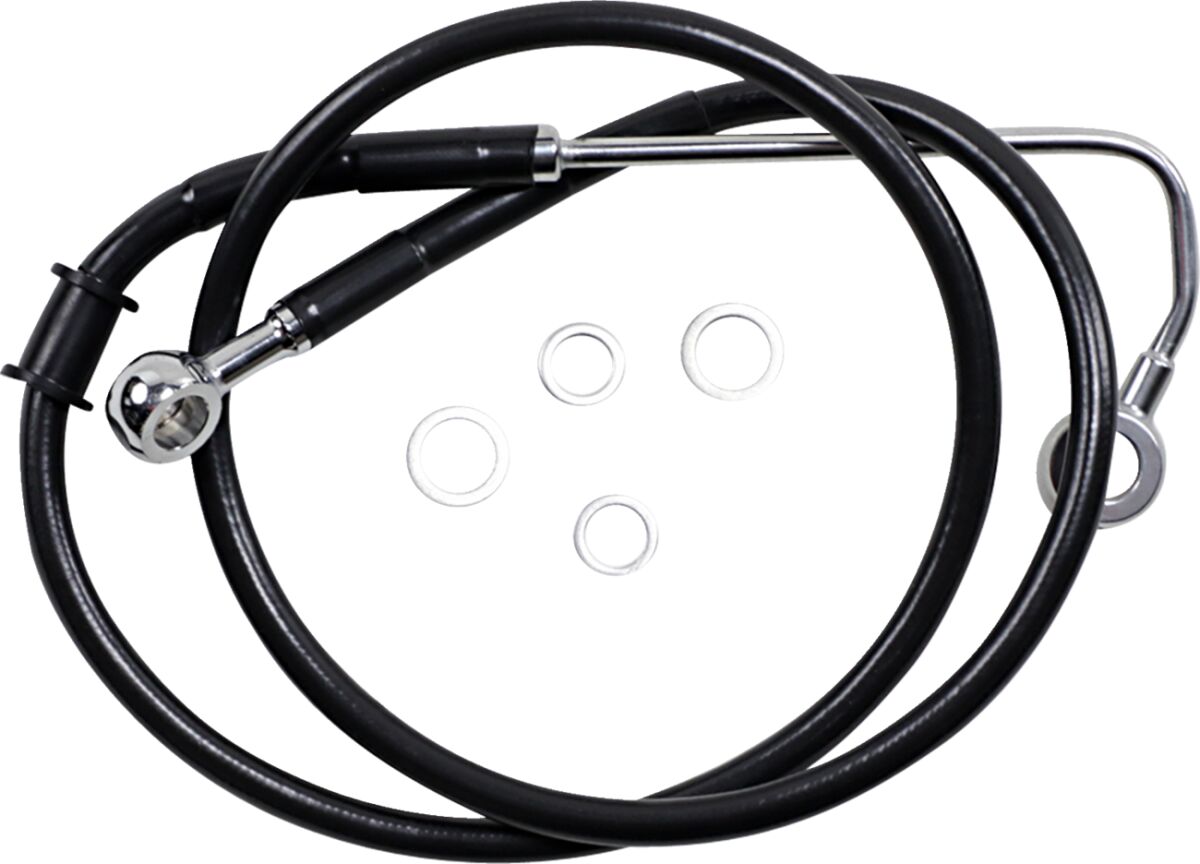 Drag Specialties Extended Length Stainless Steel Brake Line