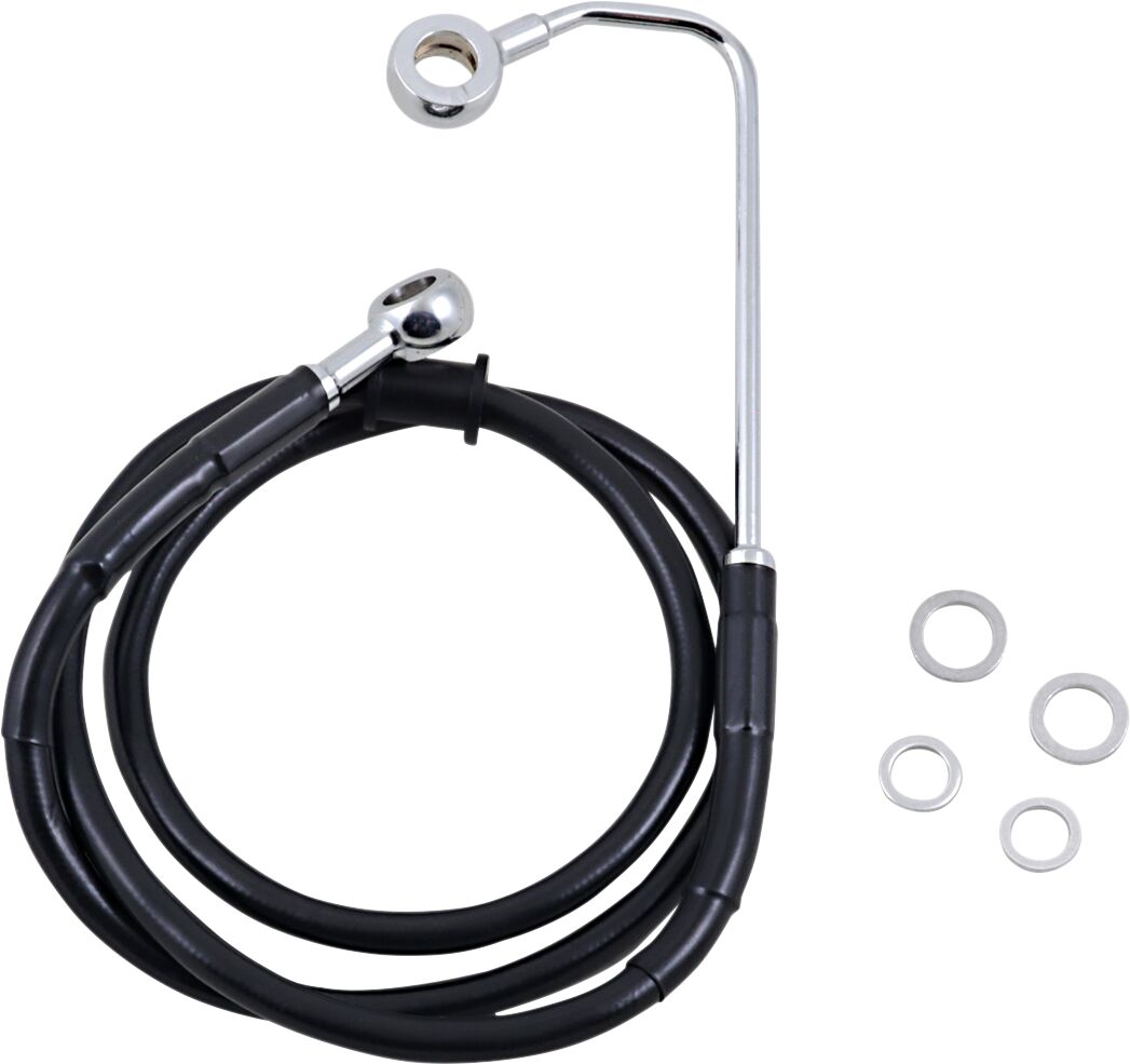 Drag Specialties Extended Length Stainless Steel Brake Line