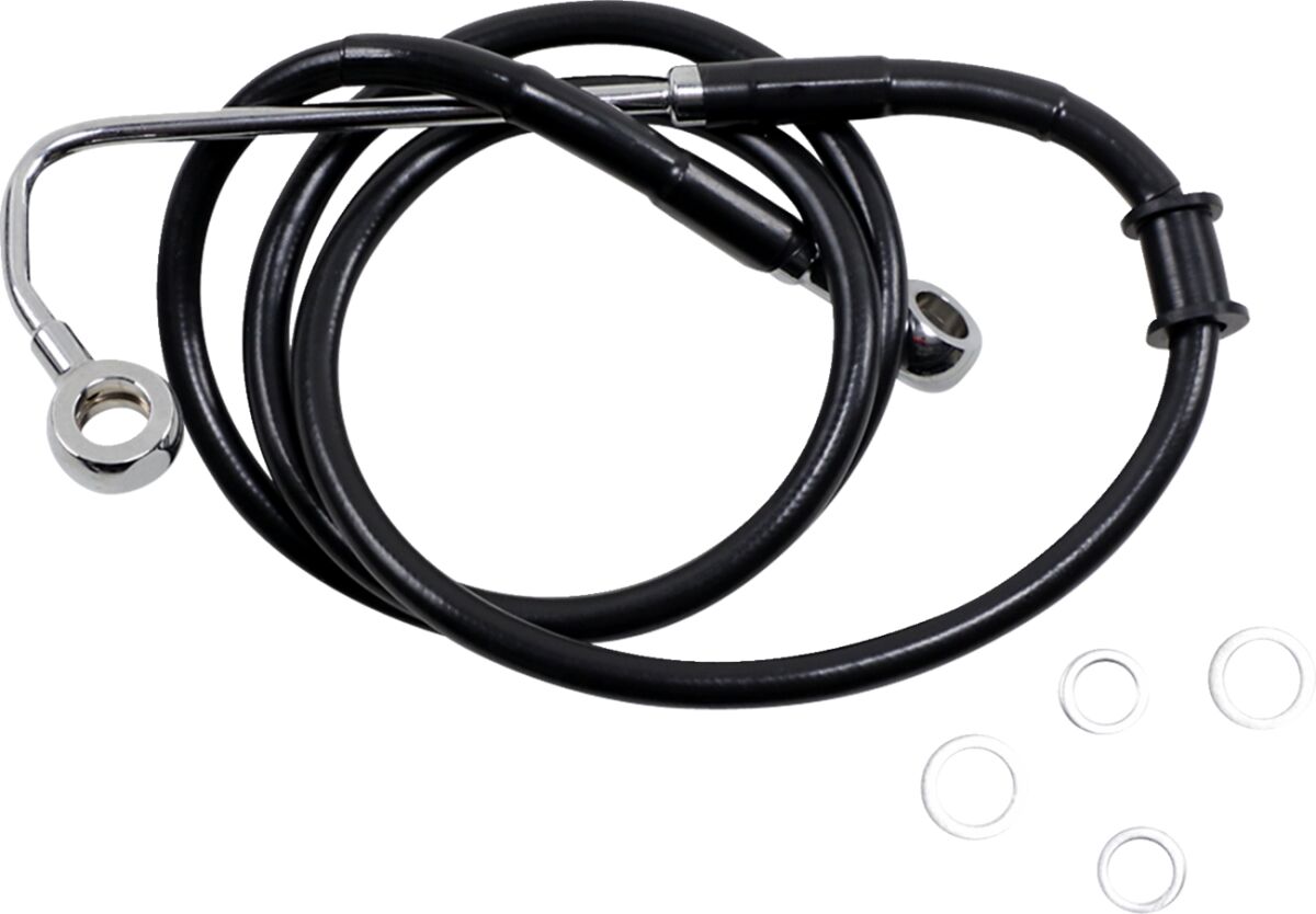 Drag Specialties Extended Length Stainless Steel Brake Line