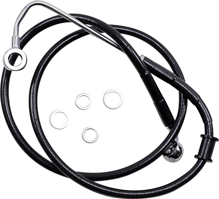 Drag Specialties Extended Length Stainless Steel Brake Line