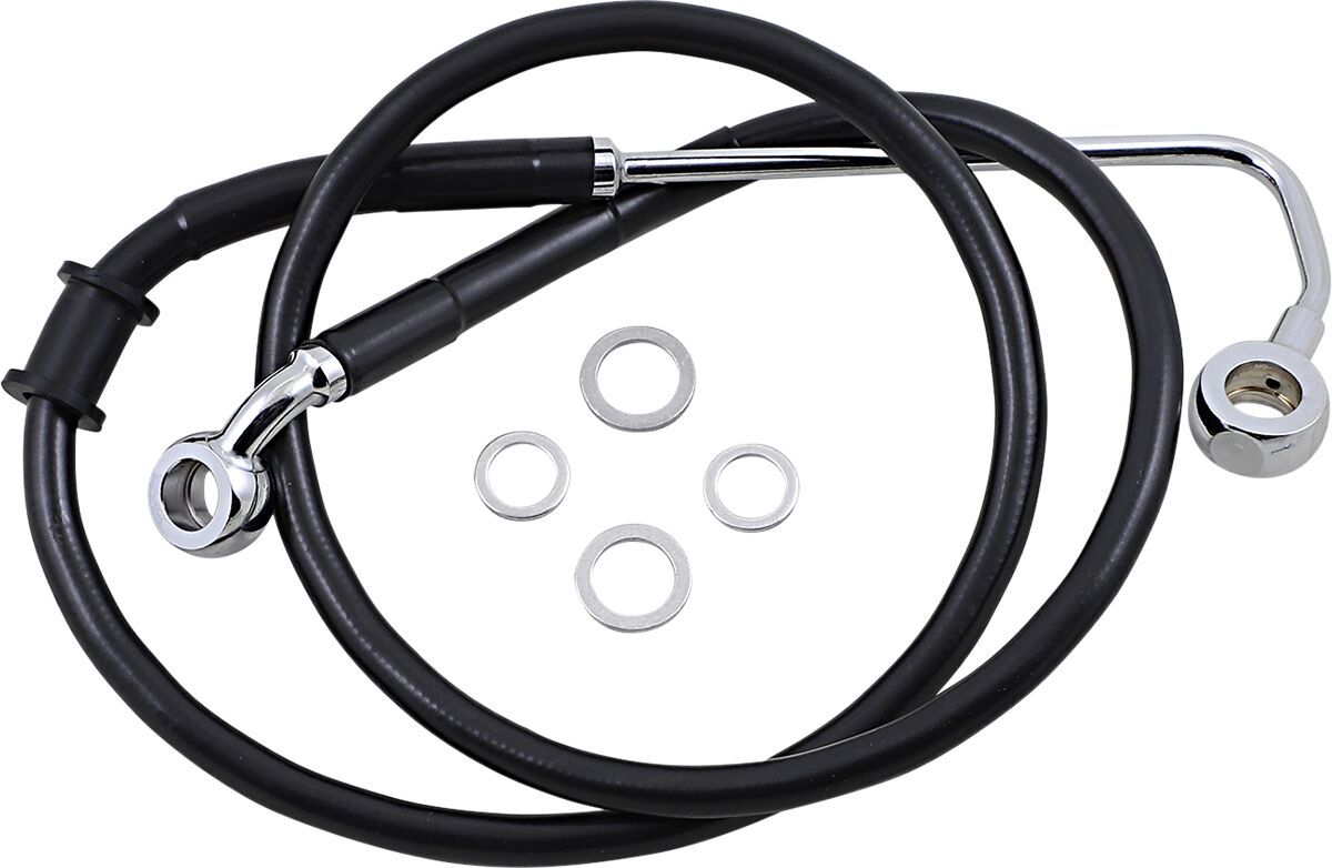 Drag Specialties Extended Length Stainless Steel Brake Line