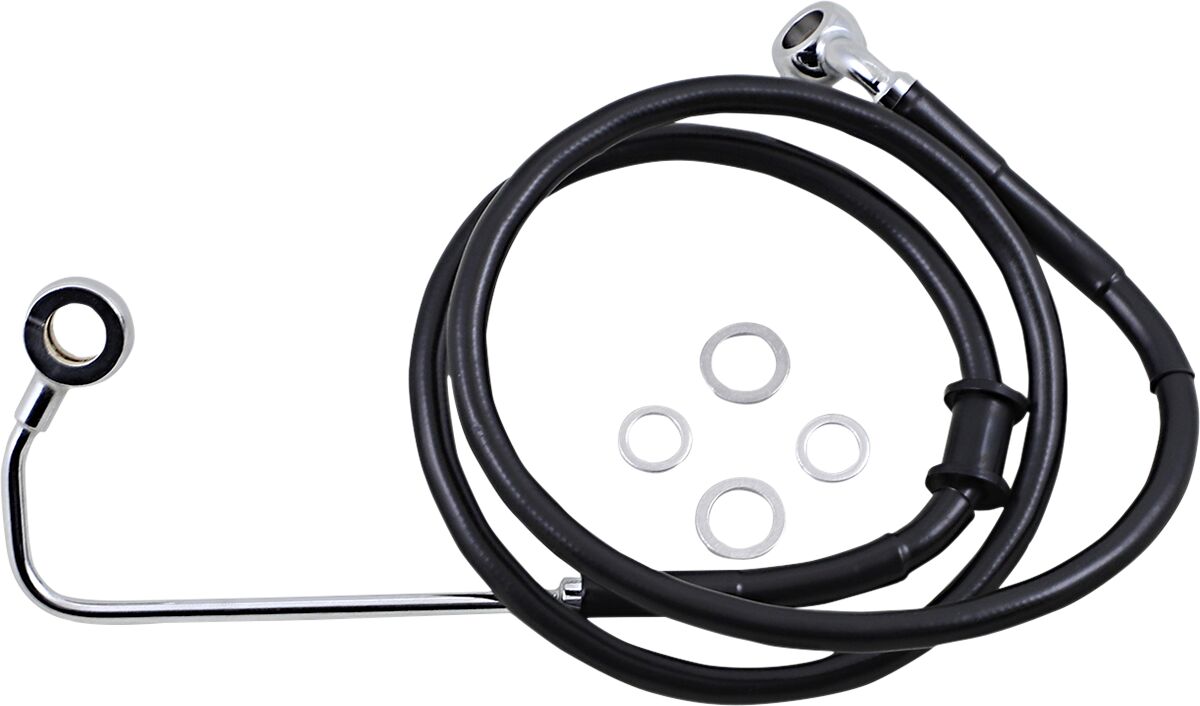 Drag Specialties Extended Length Stainless Steel Brake Line