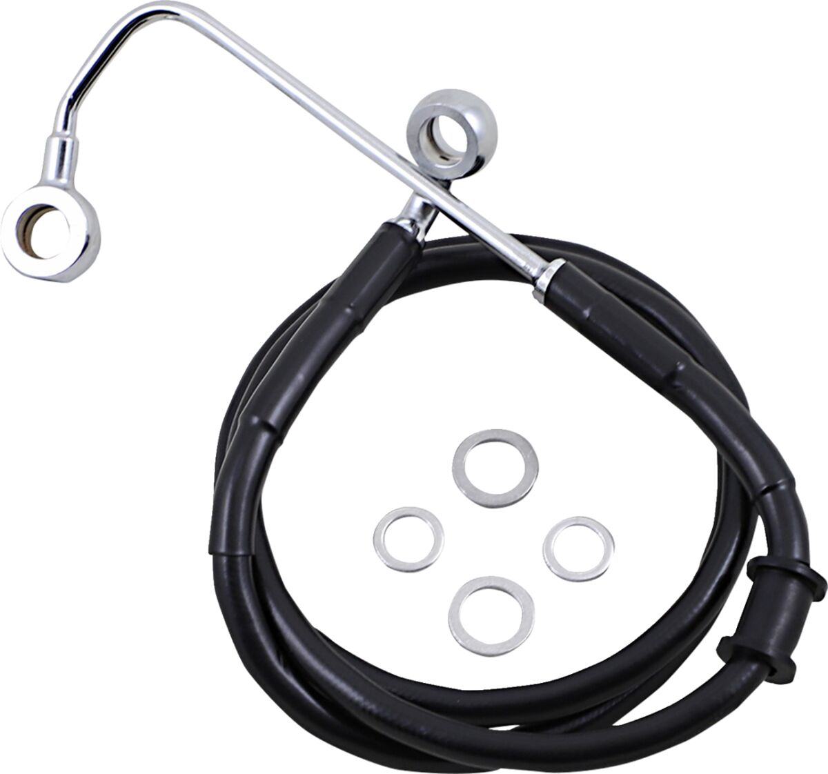 Drag Specialties Extended Length Stainless Steel Brake Line