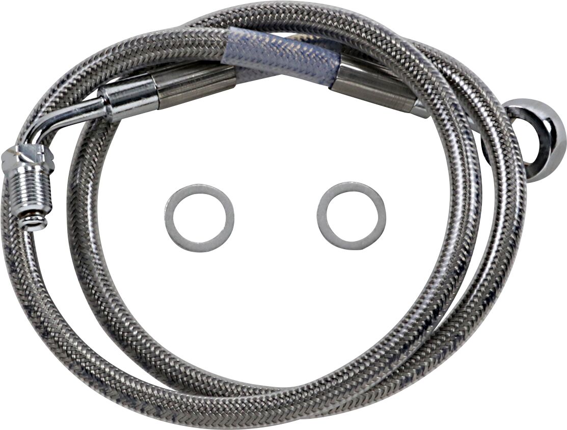 Drag Specialties Extended Length Stainless Steel Brake Line