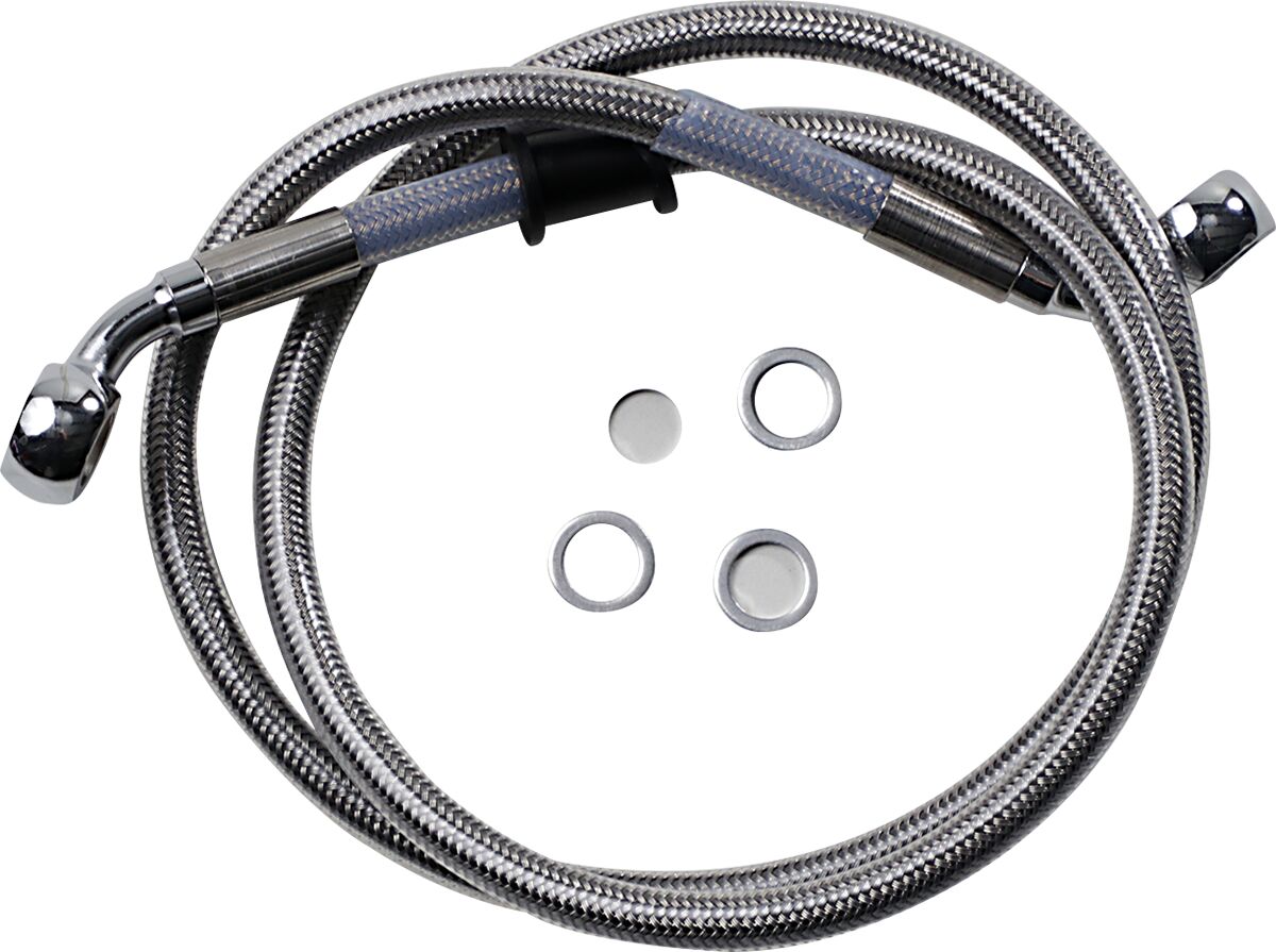 Drag Specialties Stainless Steel Brake Line Kit