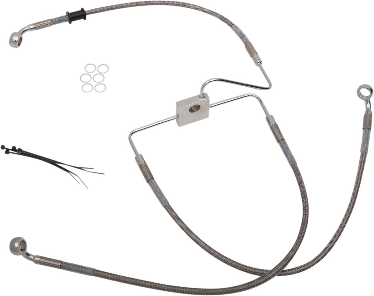 Drag Specialties Stainless Steel Brake Line Kit