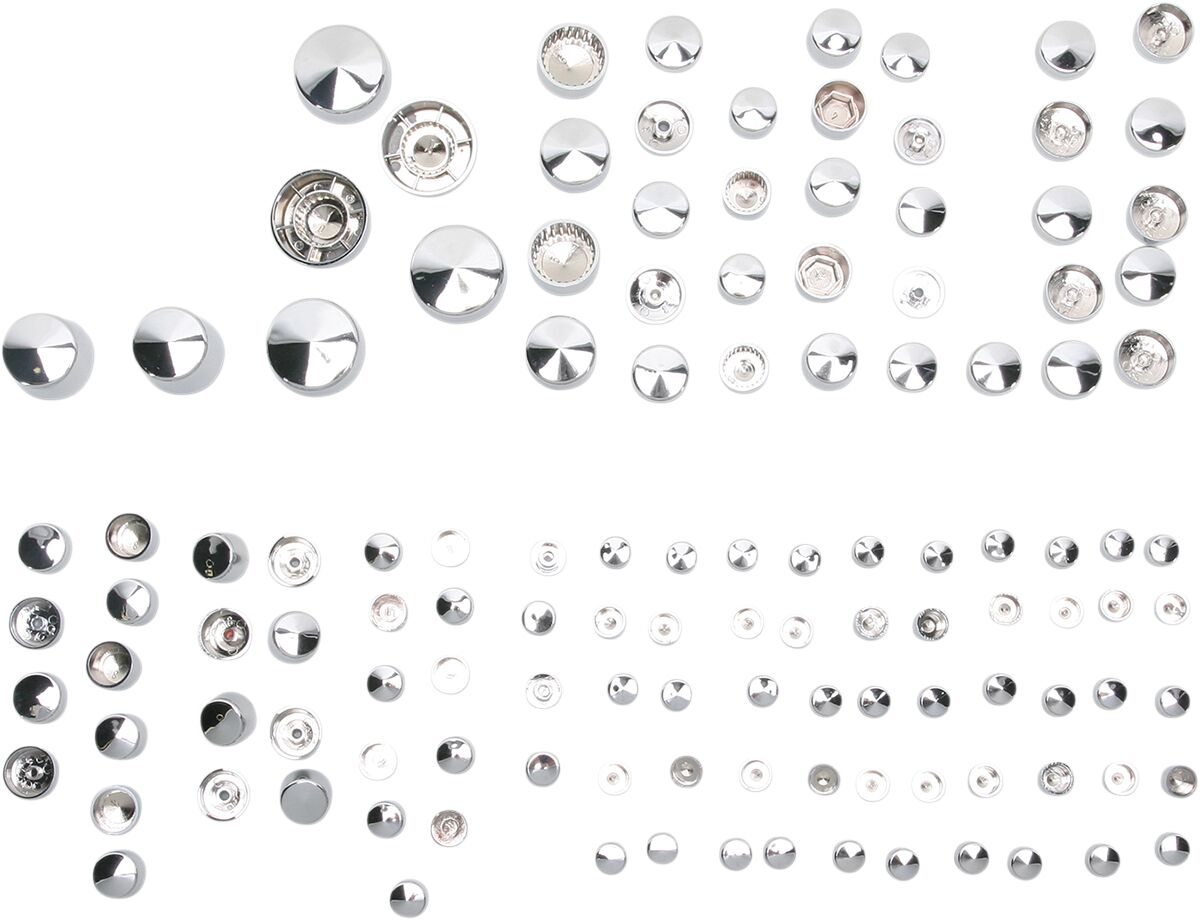 Drag Specialties Deluxe Engine Bolt Cover Kit