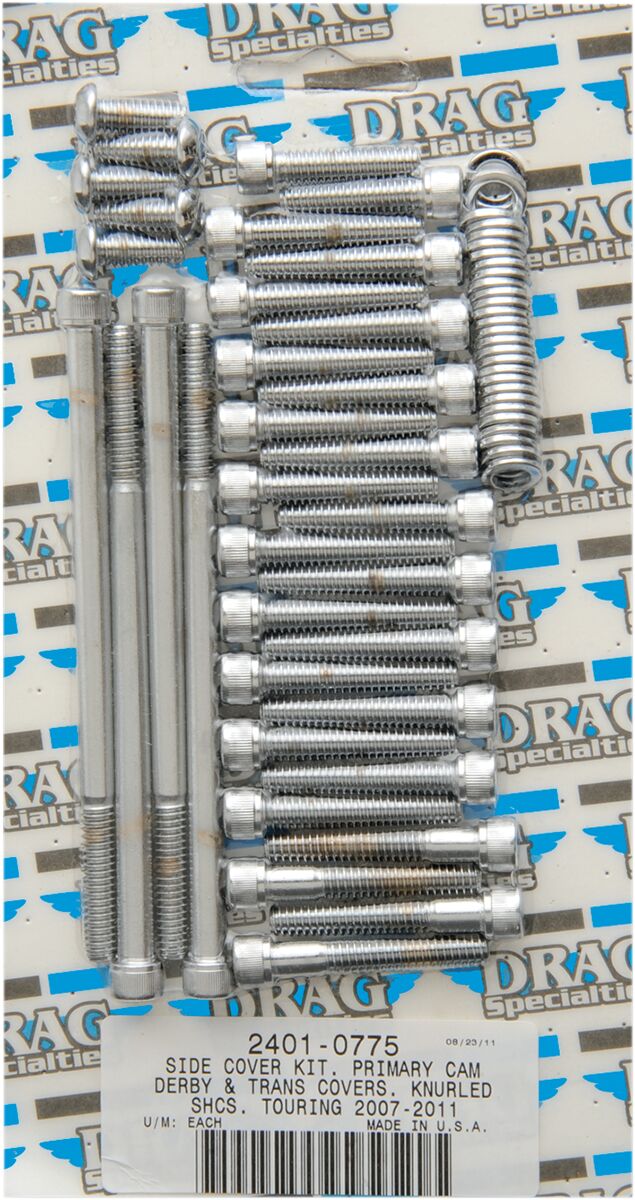 Drag Specialties Primary/Transmission Side Cover/Derby Cover Bolt Set