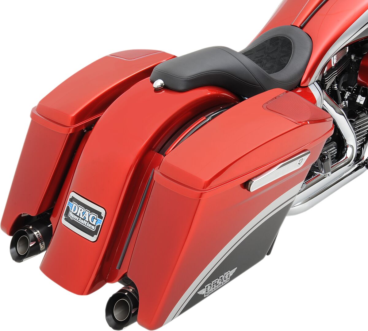 Drag Specialties 4" Extended OEM-Style Saddlebags