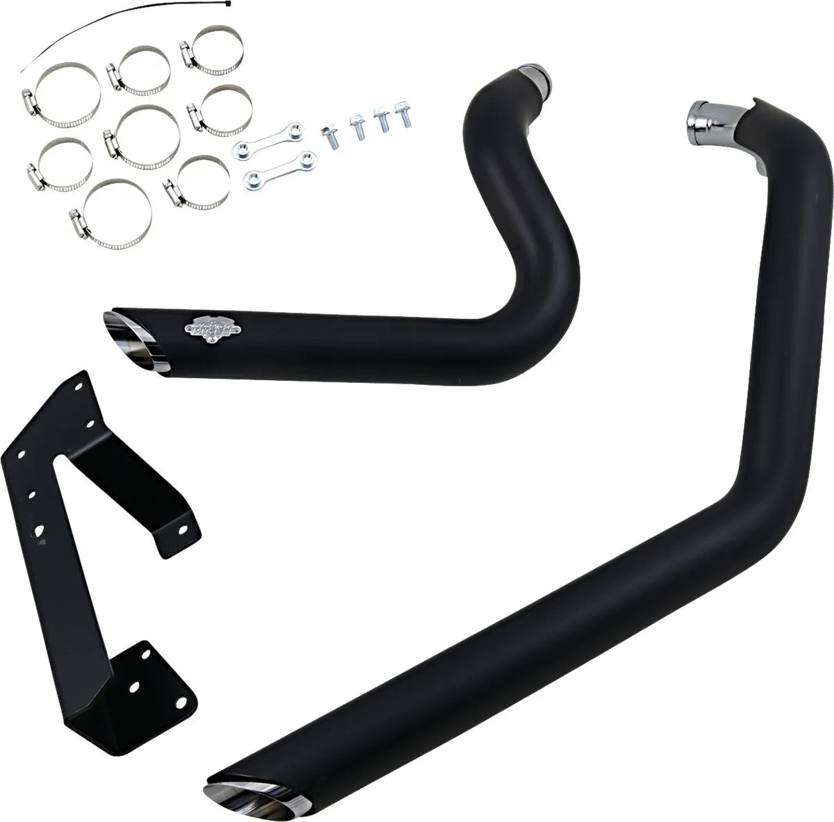 Vance & Hines Shortshots Staggered Exhaust System – Black – 47219