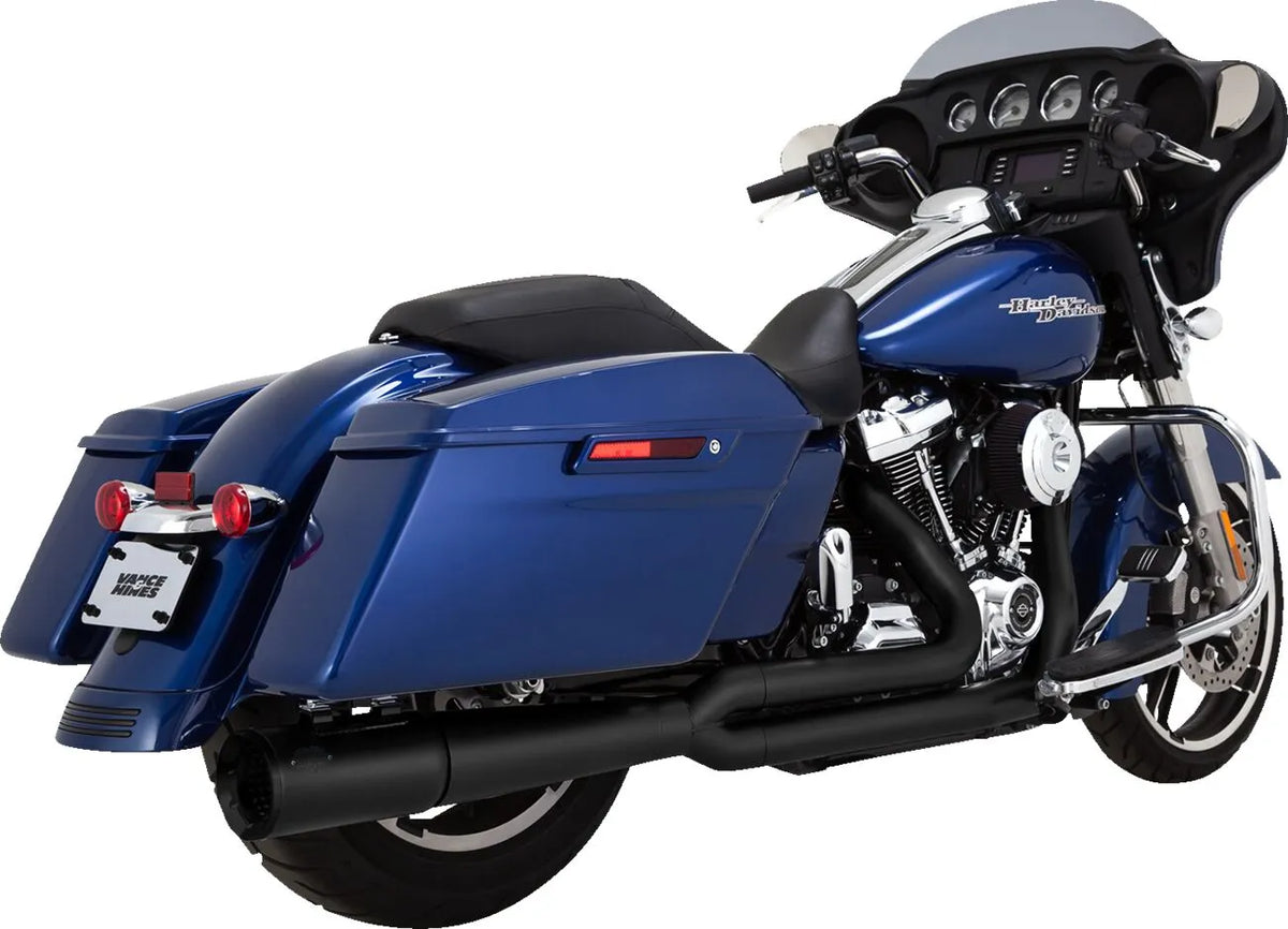 Vance & Hines Pro Pipe 2-into-1 Exhaust System – Black – 47383