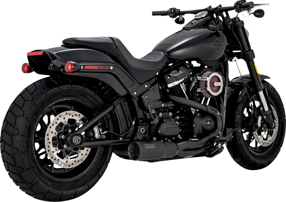 Vance & Hines 2-into-1 Hi-Output Short Exhaust System – Black – 47331