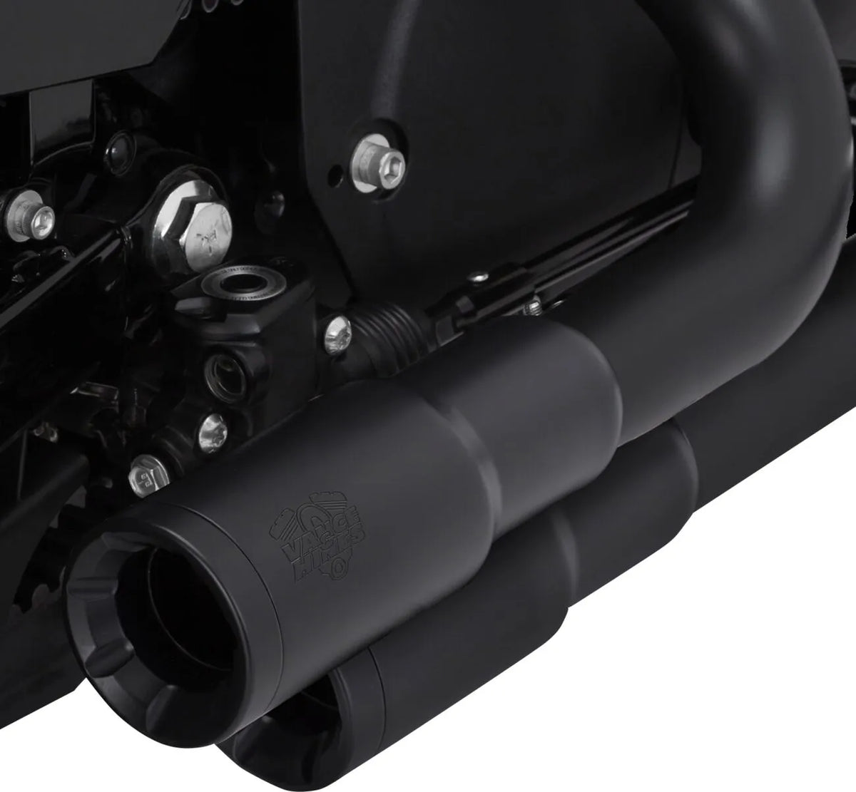 Vance & Hines 2-into-2 Mini Grenades Exhaust System – Black, Ceramic, Mild Steel – 46374