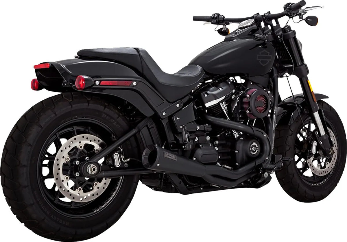 Vance & Hines 2-into-1 Upsweep Exhaust System – Black – 47323