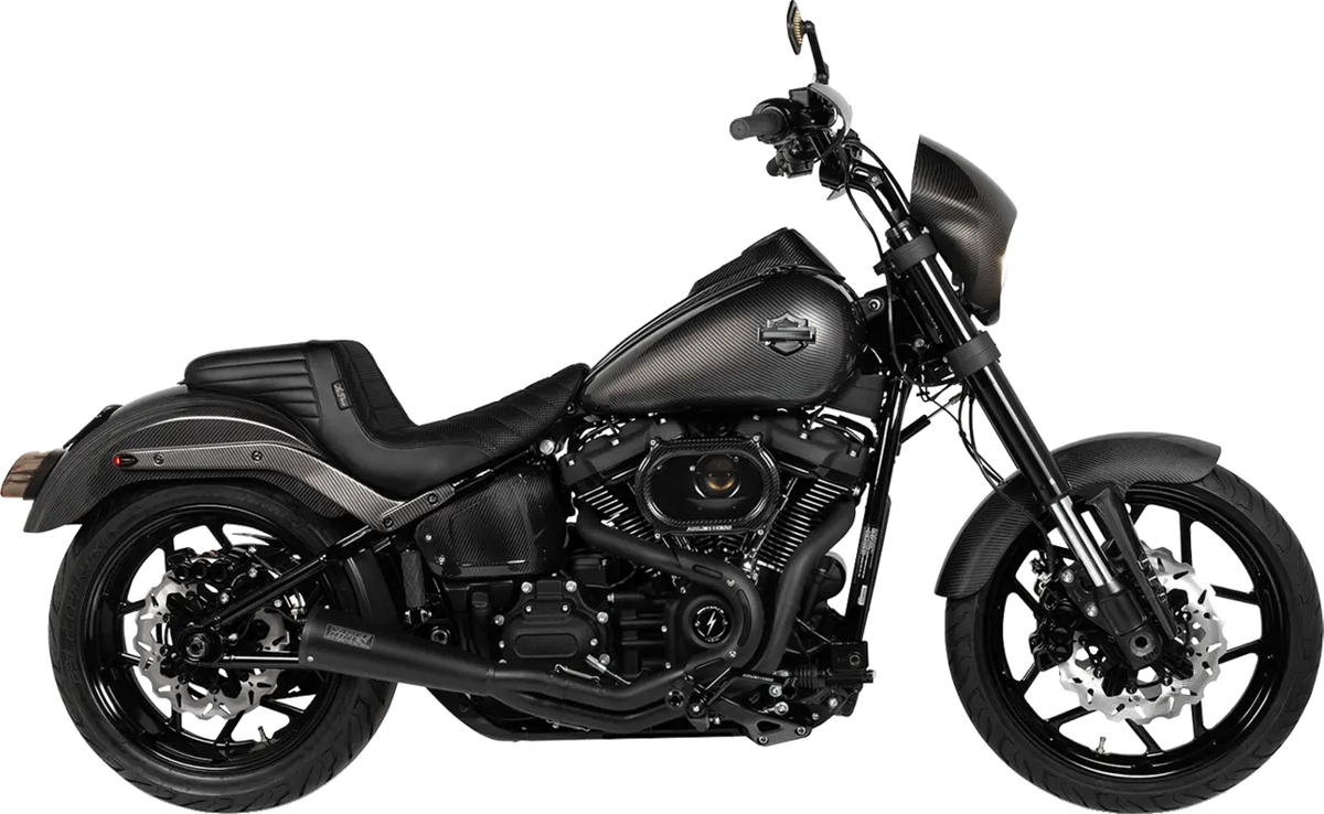 Vance & Hines 2-into-1 Upsweep Exhaust System – Black – 47323