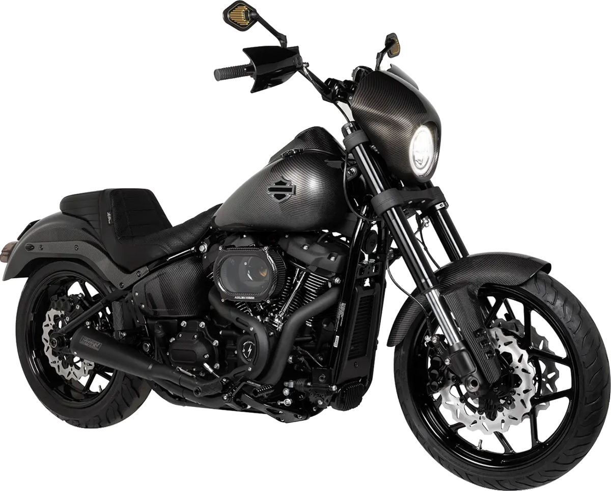 Vance & Hines 2-into-1 Upsweep Exhaust System – Black – 47323