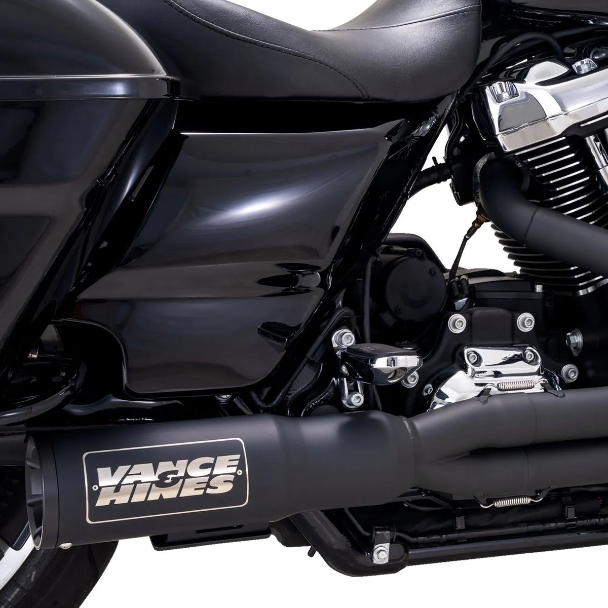 Vance & Hines 2-into-1 High Output PCX™ Exhaust System – Black, Matte – 47321-22