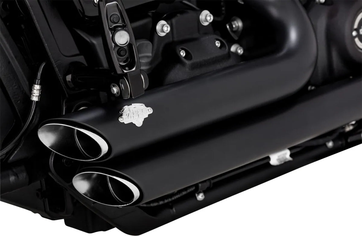 Vance & Hines Shortshots Staggered PCX™ Exhaust System – Black, Matte – 47333-22