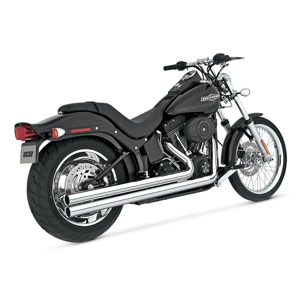 Vance & Hines Big Shots Long Exhaust System – Chrome – 17924