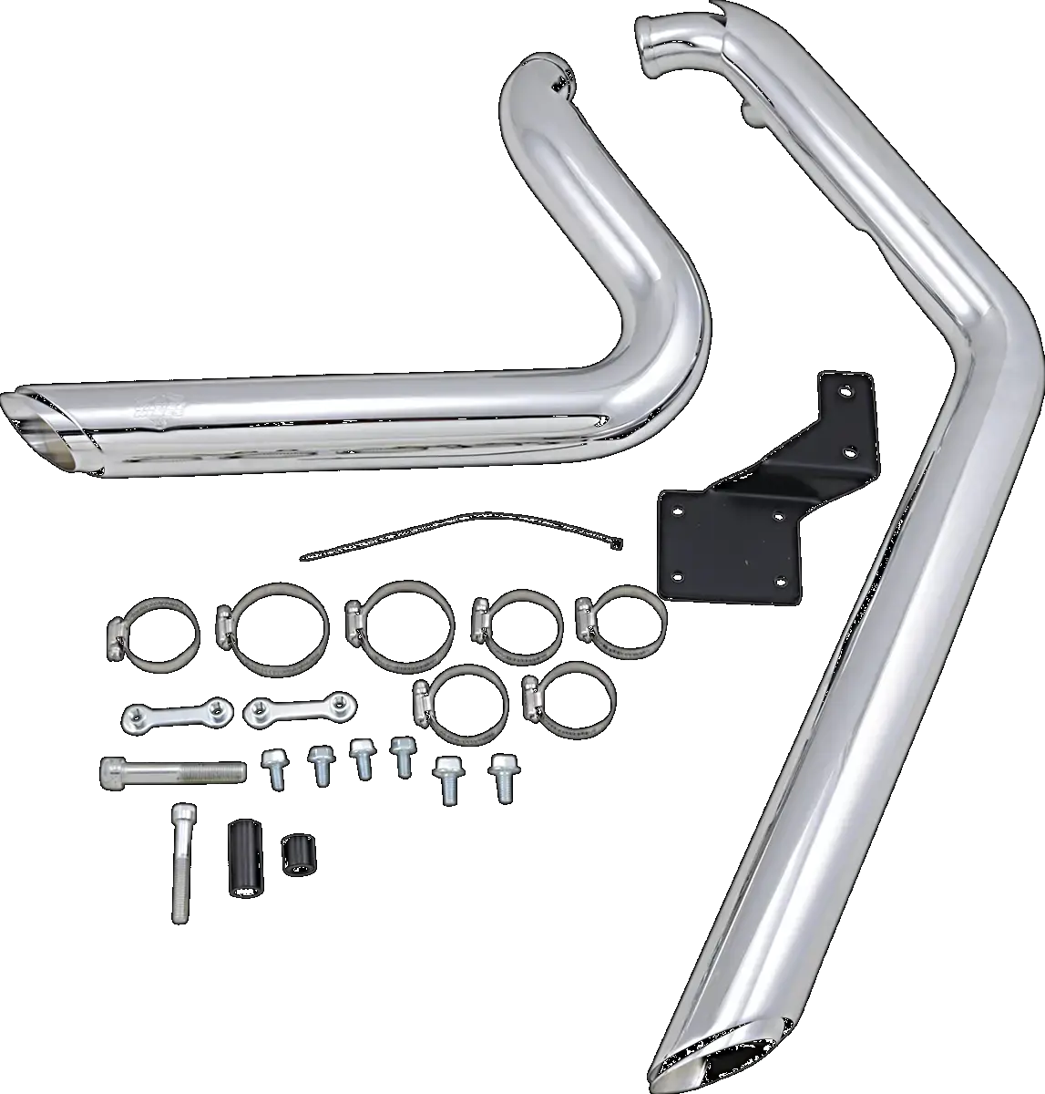 Vance & Hines Shortshots Staggered Exhaust System – Chrome – 17222