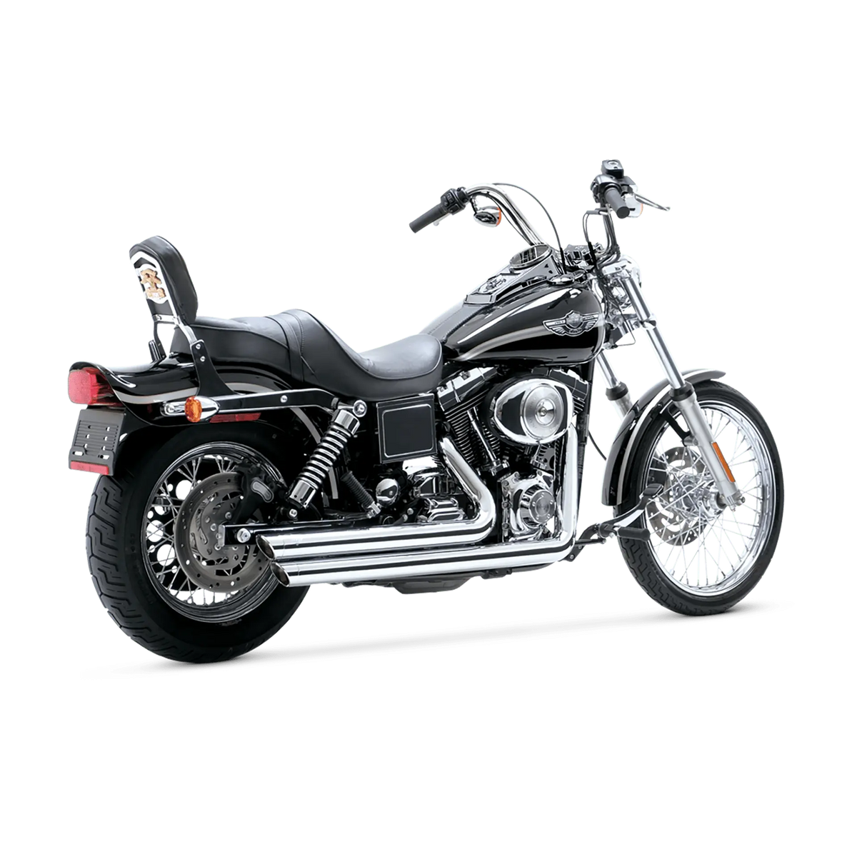 Vance & Hines Big Shots Staggered Exhaust System – Chrome – 17912
