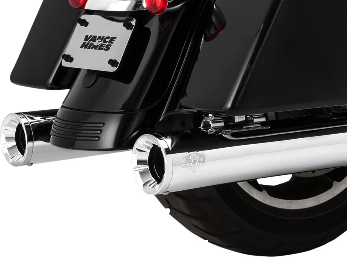 Vance & Hines Eliminator 400 Slip-On Mufflers – Chrome – 16714