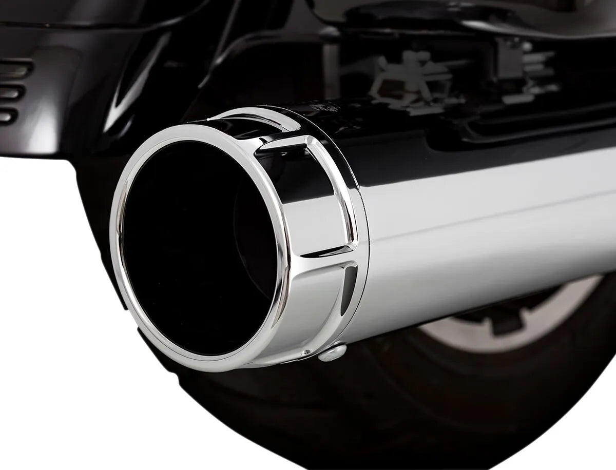 Vance & Hines Torquer 450 Slip-On Mufflers – Chrome – 16674