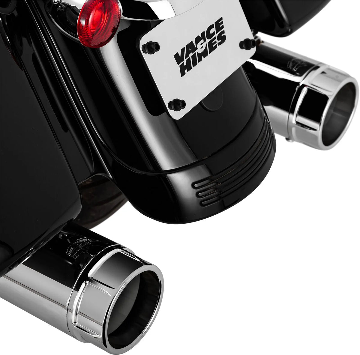 Vance & Hines Torquer 450 Slip-On Mufflers – Chrome – 16674