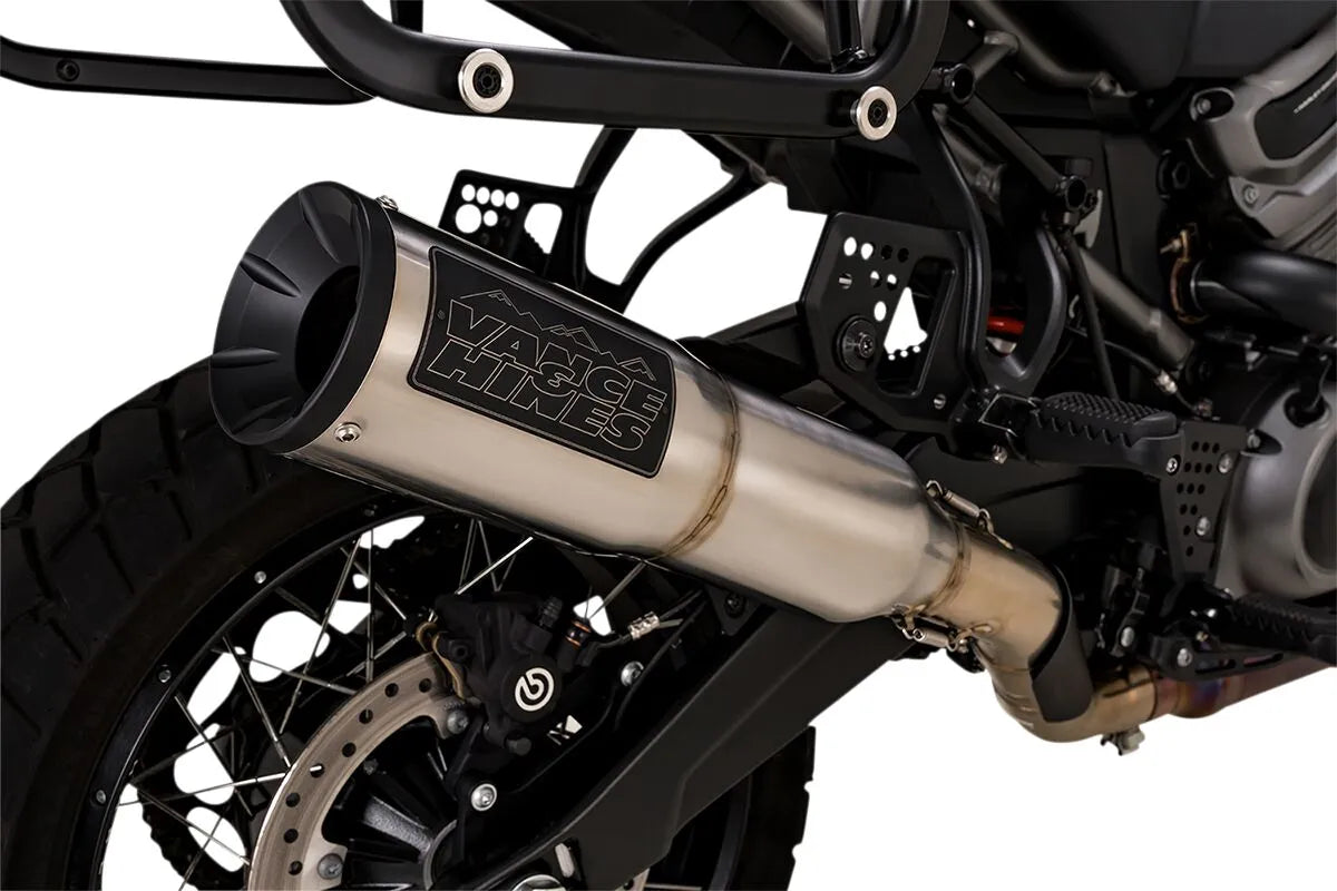 Vance & Hines Adventure Hi-Output 450 Slip-On Muffler – Silver – 16533