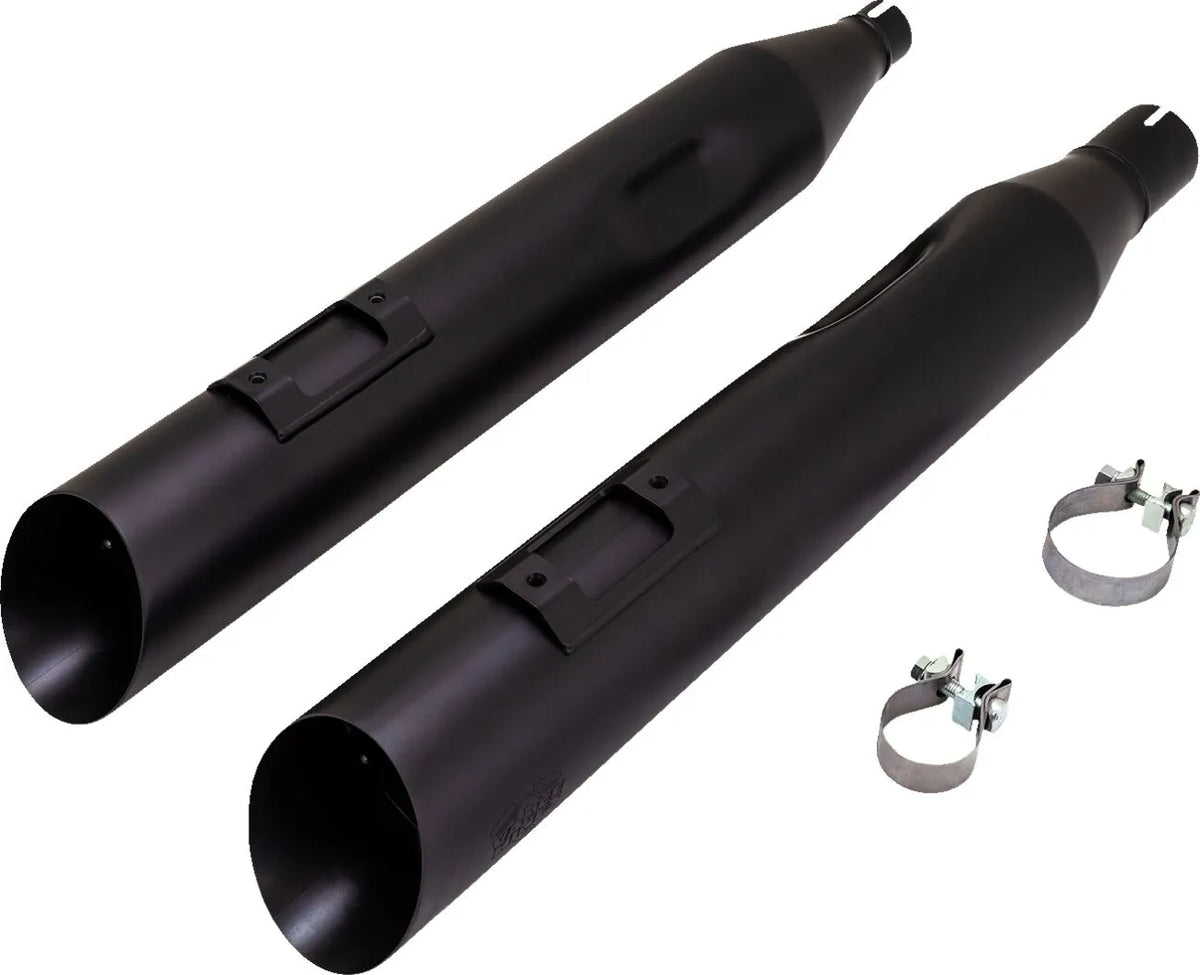 Vance & Hines Blackslash 450 Slip-On Mufflers – Matte, Black – 46764