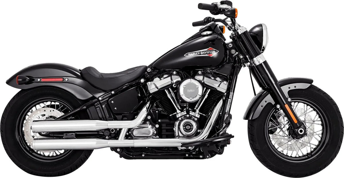 Vance & Hines Eliminator 300 Slip-On Mufflers – Chrome – 16312