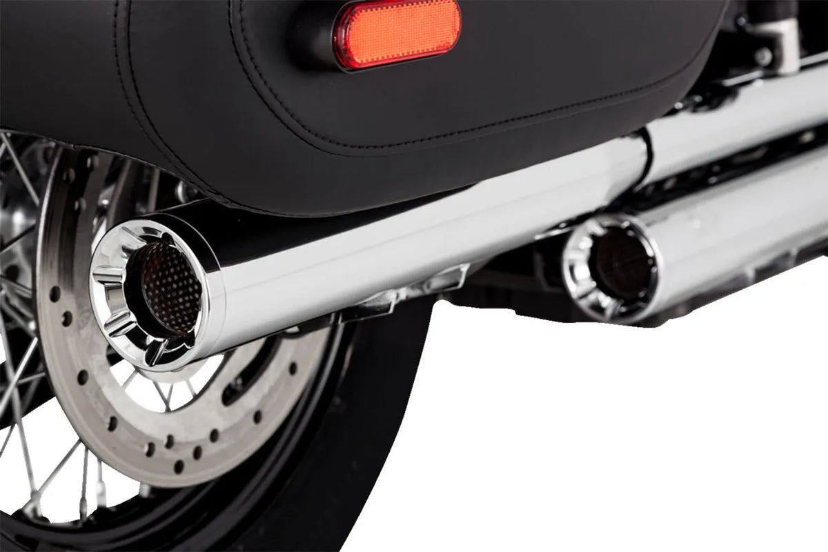 Vance & Hines Eliminator 300 Slip-On Mufflers – Chrome – 16316