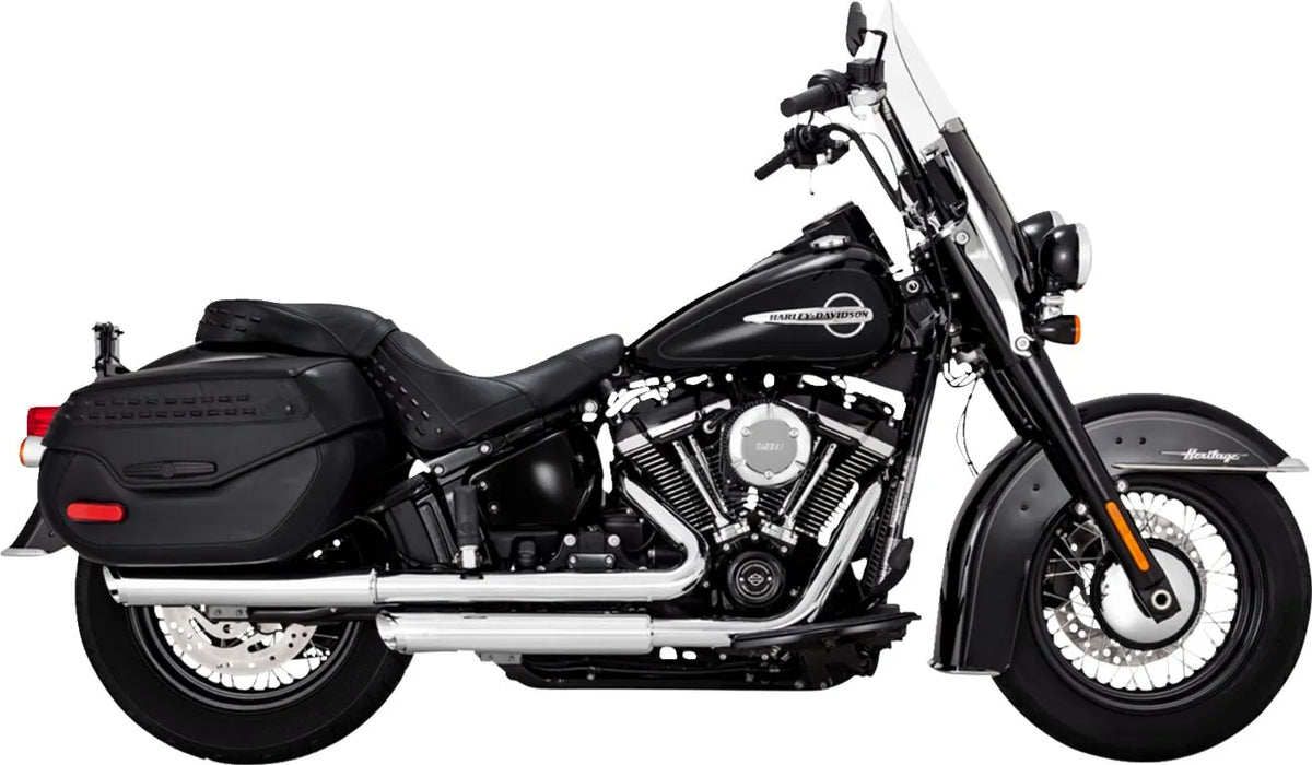 Vance & Hines 3" Twin Slash Slip-On Mufflers – Chrome – 16379