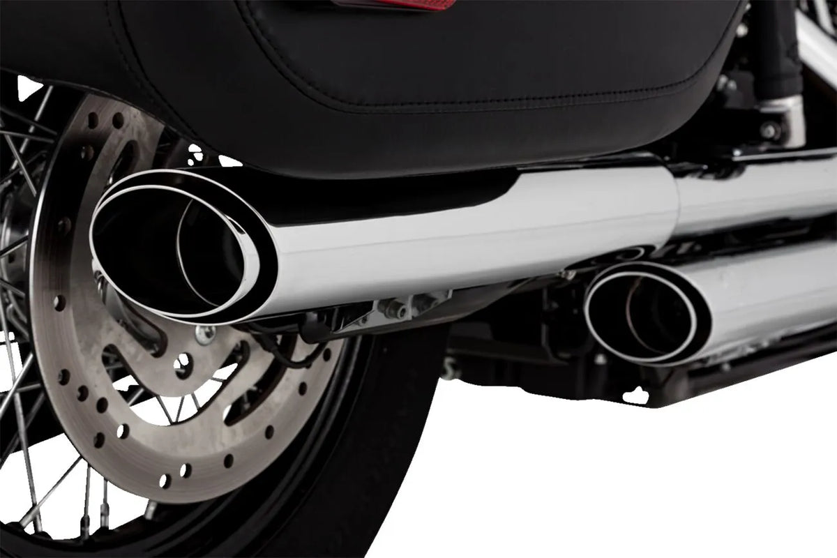Vance & Hines 3" Twin Slash Slip-On Mufflers – Chrome – 16379