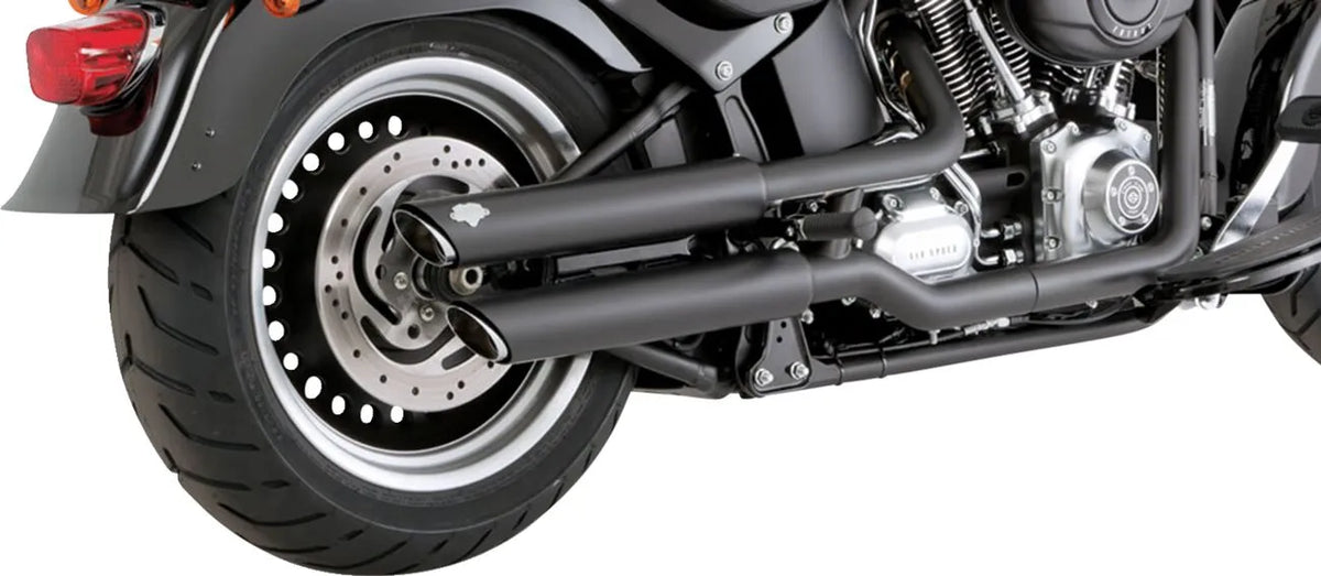 Vance & Hines 3" Twin Slash Slip-On Mufflers – Black – 46343