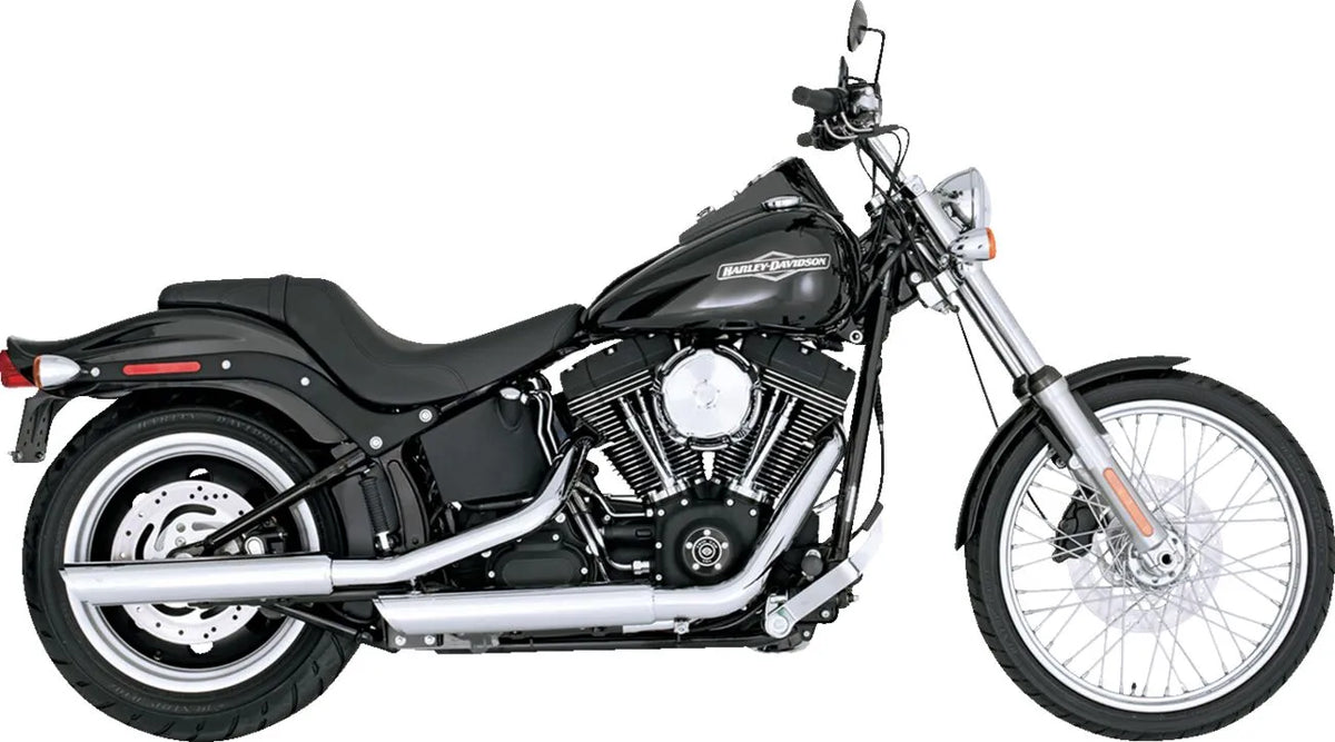 Vance & Hines 3" Twin Slash Slip-On Mufflers – Chrome – 16834